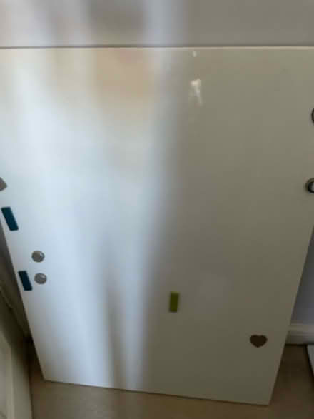 Photo of free Notice board / white magnetic (Windlesham Surrey GU20) #2