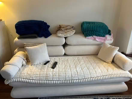 Photo of free White sofa (Hornchurch RM12) #1
