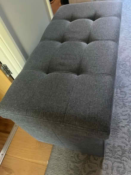 Photo of free Grey Storage bench (Russell Square WC1N) #1