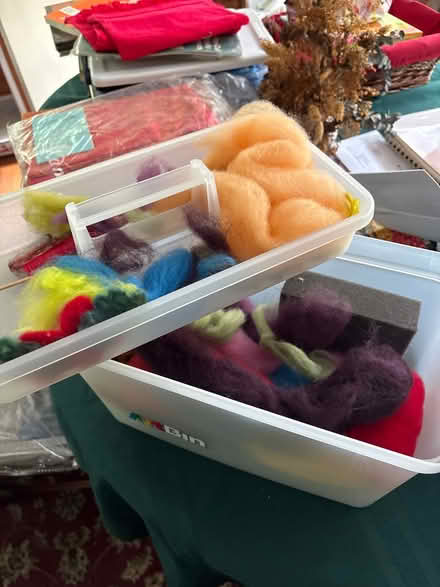 Photo of free Felting materials and craft box (Croton-on-Hudson) #1