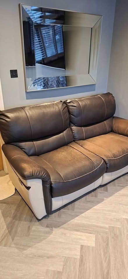 Photo of free Reclining sofas (Eckington s21) #1