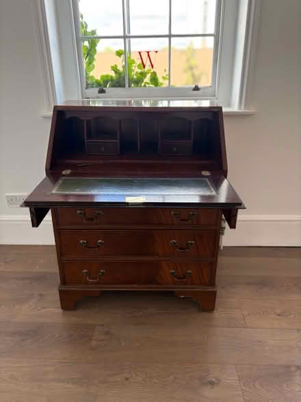 Photo of free Antique wooden desk with fold-out top (Brentford Gate TW8) #2