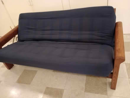 Photo of free Solid Oak Futon (55th & Main) #3