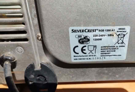 Photo of free SilverCrest (Lidl) Toaster Oven (Franche DY11) #2