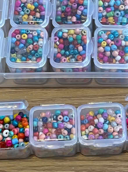 Photo of free Box of containers of seed beads (New Eltham SE9) #3