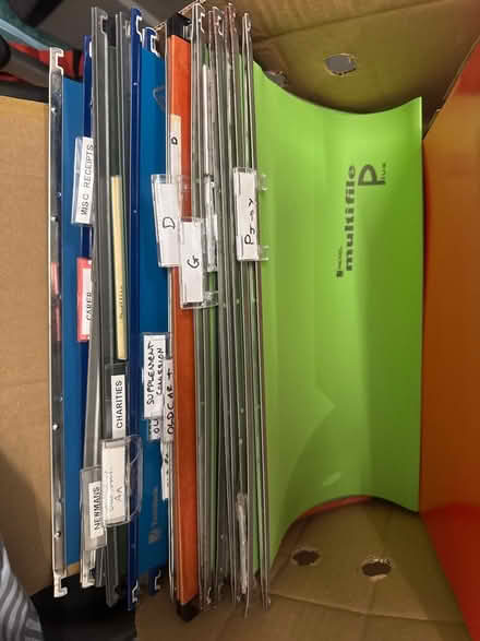 Photo of free Filing cabinet files (Hove BN3) #1