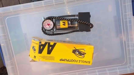 Photo of free AA single foot pump (Barnacle CV7) #1