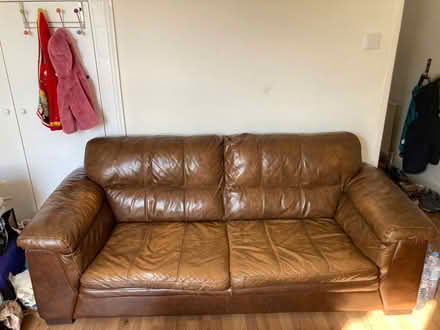 Photo of free Leather Sofa (Hanwell W13) #3
