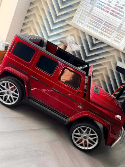 Photo of free Ride along car red (Liverpool Speke) #1