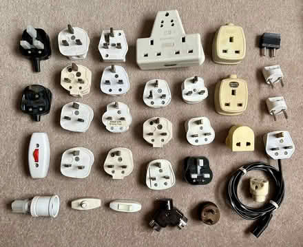 Photo of free Assorted plugs, adapters and switches (Maida Vale W9) #1