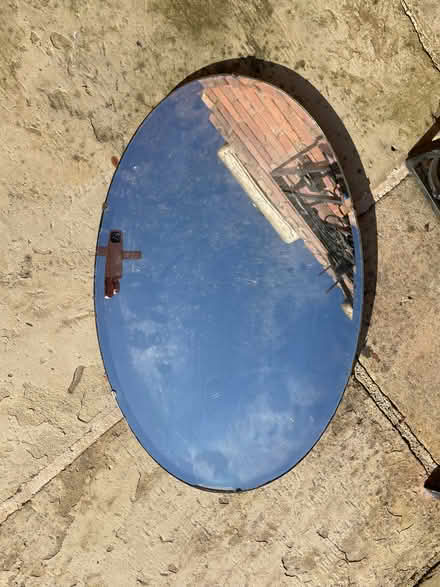 Photo of free Large old oval mirror (Harrogate HG2) #1
