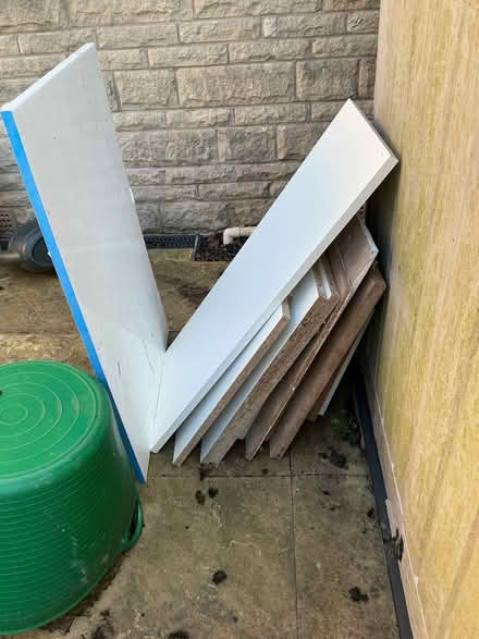 Photo of free White melamine shelf boards. (Birley Edge S6) #3