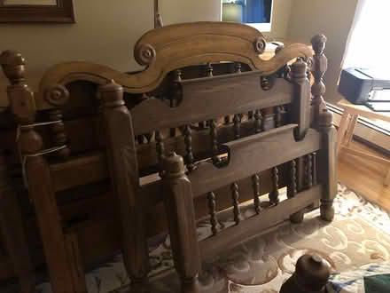 Photo of free Bunk bed frames (2) (Medfield) #2