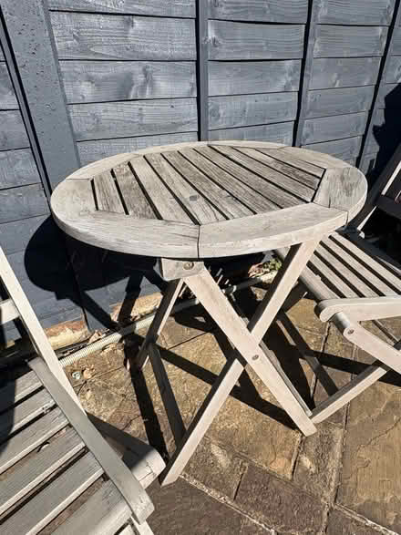 Photo of free Garden bistro set (Teddington TW11) #4