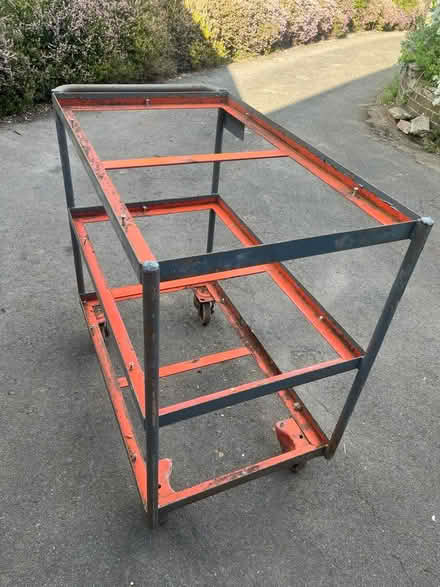 Photo of free Metal trolley with wheels (Southmoor OX13) #1