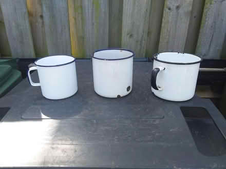 Photo of free Tin mugs (Bath Road, WR5) #1