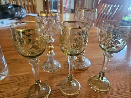 Photo of free Goblets with gold paint - plus (Norton) #2