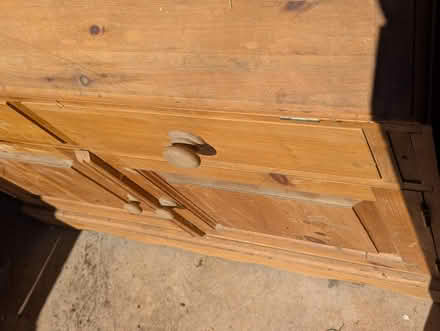 Photo of free Old wooden bureau with compartments (Blaby LE8) #3