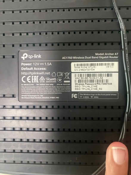 Photo of free Black Internet Router #2 (Crumble cookie on w74th) #2