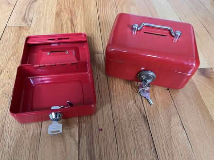 Photo of free Small lock boxes (near Porter Square, Cambridge) #1
