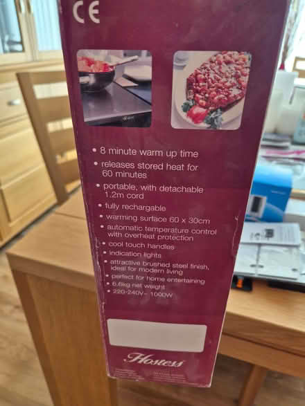 Photo of free Hostess cordless hot tray (Burton upon Stather DN15) #3