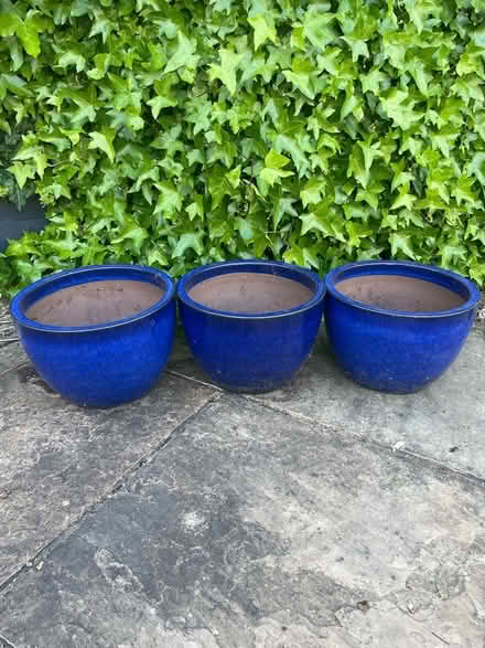 Photo of free 3 garden pots / planters (Teddington TW11) #1