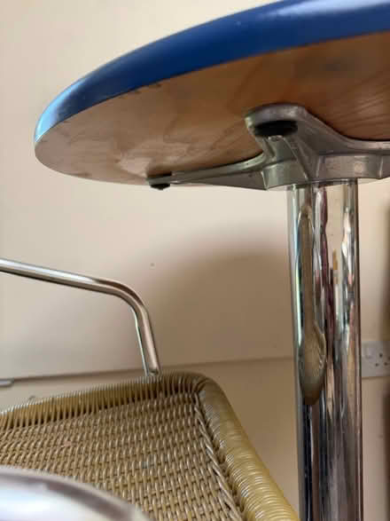 Photo of free Tall table with 1 wicker chair (GU47 9DF) #3