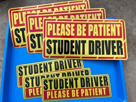 Photo of free Student Driver magnetic signs (Southwest St Louis County) #1