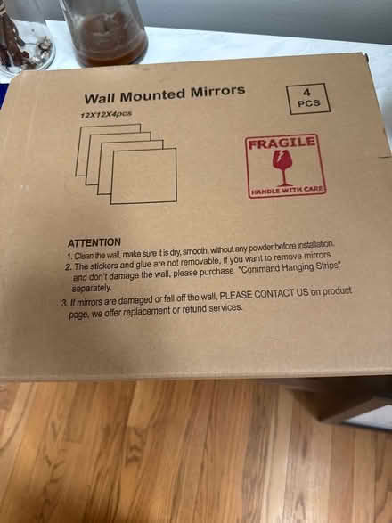 Photo of free mounted mirrors, 4 pieces (Northville) #1