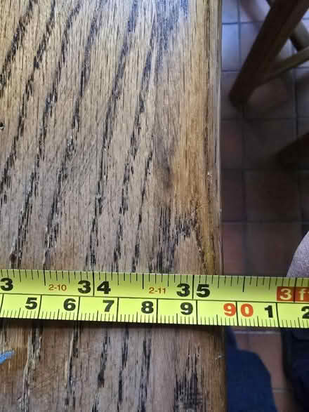 Photo of free Oak Extendable Dining Table (Wortley LS12) #4