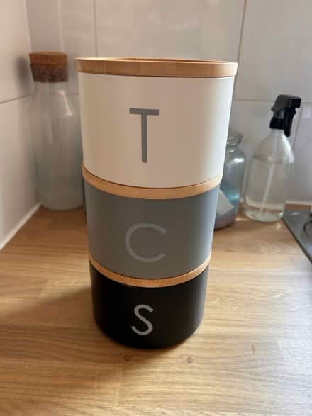 Photo of free Tea / Coffee / Sugar Canisters (TN24) #1