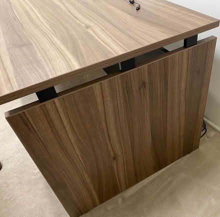 Photo of free Office Desk & blue office chair (McDowall) #1