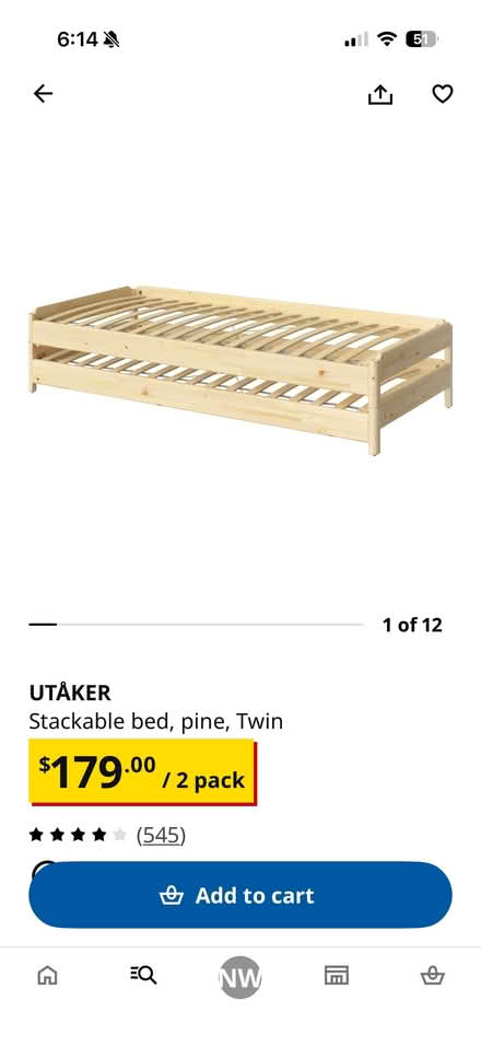 Photo of free IKEA stackable twin beds (Regent Square) #2