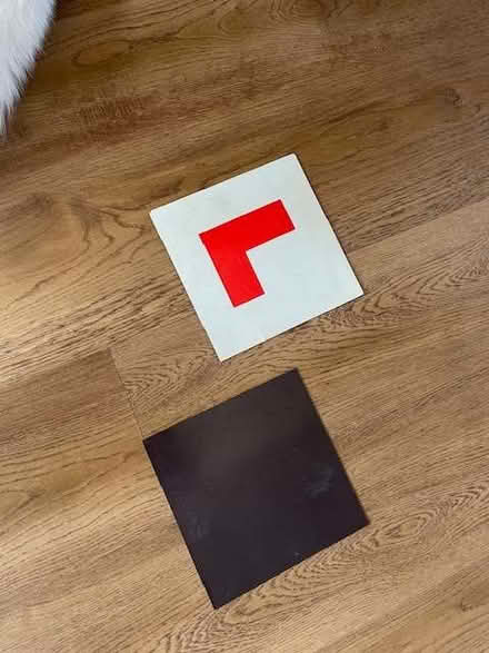 Photo of free L plates x 2 (Lyncombe BA2) #2