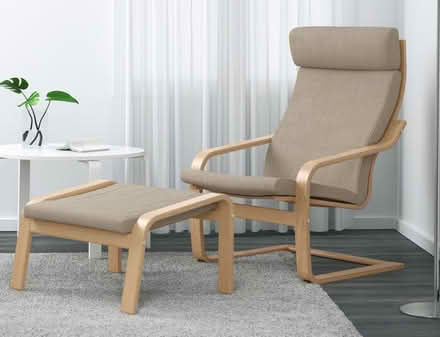 Photo of free Ikea armchair and foot stool (Newbury Park IG2) #1