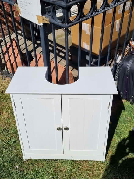 Photo of free Zimmer frame, shower chair, bathroom cabinet (Hullbridge SS5) #1