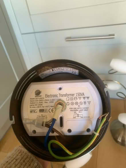 Photo of free Polished antique brass lights x 2 (CT11) #2