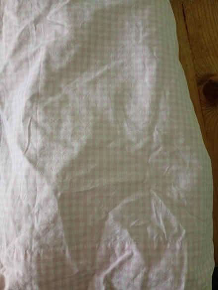 Photo of free Pink&white lined curtain (Bromley BR2) #1
