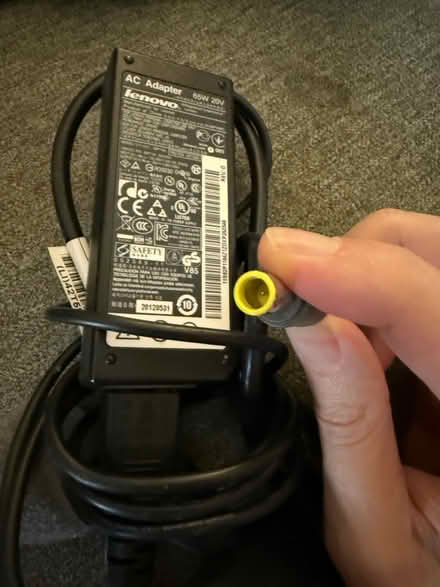 Photo of free Lenovo laptop charger 20v 65w (Rathfarnham) #2