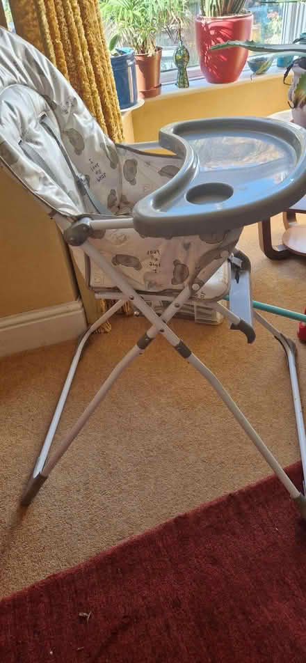 Photo of free High chair. Folds up flat. (Walkley S6) #2