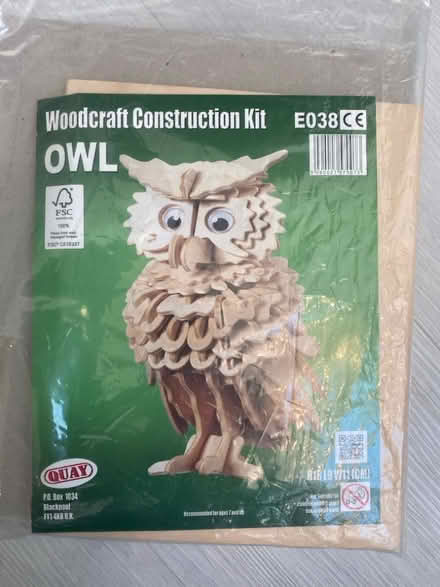 Photo of free Wooden owl construction kit (Blacklands TN34) #1