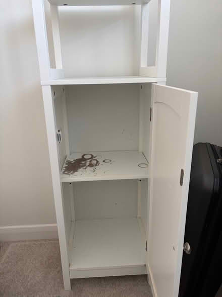 Photo of free White bathroom cabinet (Abbots Bromley WS15) #3