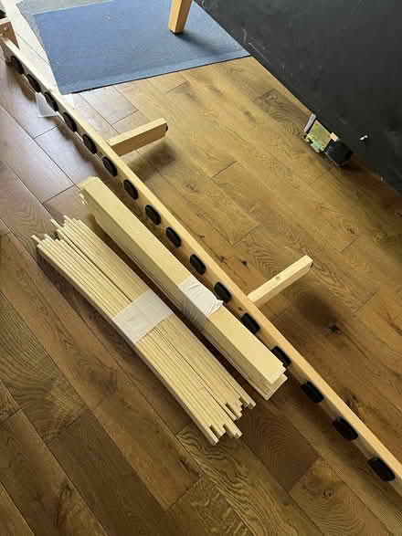 Photo of free King size bed frame and headboard (Belper DE56) #2