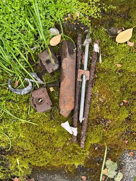 Photo of free Rusted metal house parts (Wallingford) #1