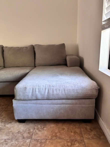 Photo of free Gray couch (Chandler Blvd and Kyrene) #1