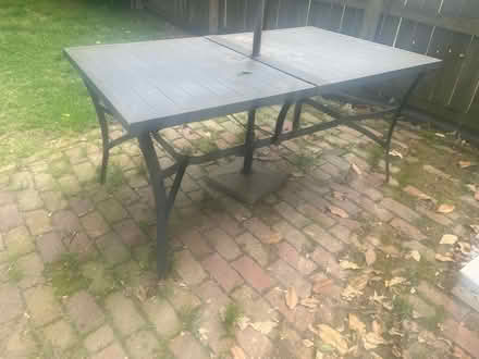 Photo of free Sturdy patio table (Germantown) #2