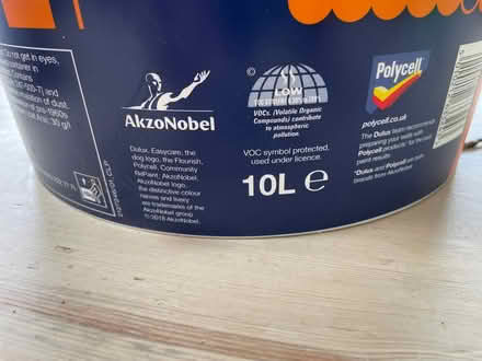 Photo of free Half pot of tough white paint (Stoneleigh KT17) #2