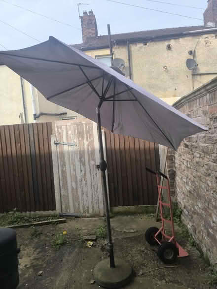 Photo of free Outdoor umbrella with base (Kirkdale L5) #3