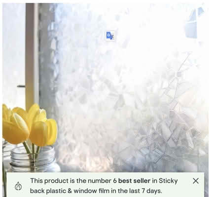 Photo of free Window privacy film (Maidenhead SL6) #1