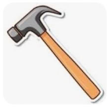 Photo of Small or medium hammer for generic use (Totley S17) #1